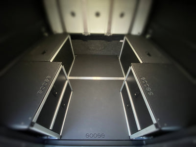 Goose Gear Alu-Cab Canopy Camper V2 - Chevy Colorado/GMC Canyon 2015-Present 2nd Gen. - Bed Plate System - 5' Bed